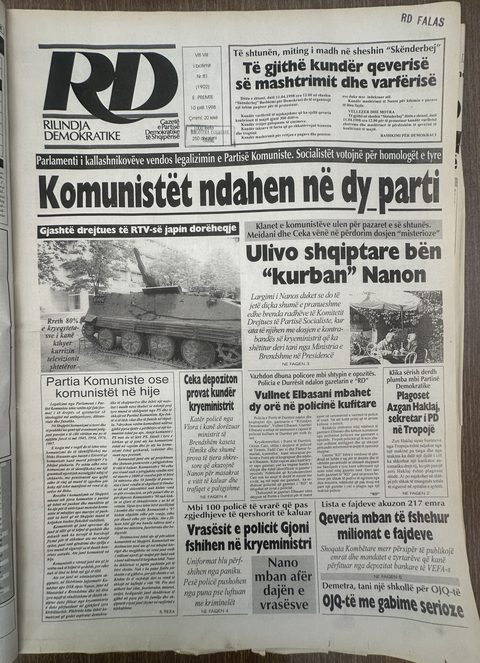 Rilindja Demokratike 1998-04-10